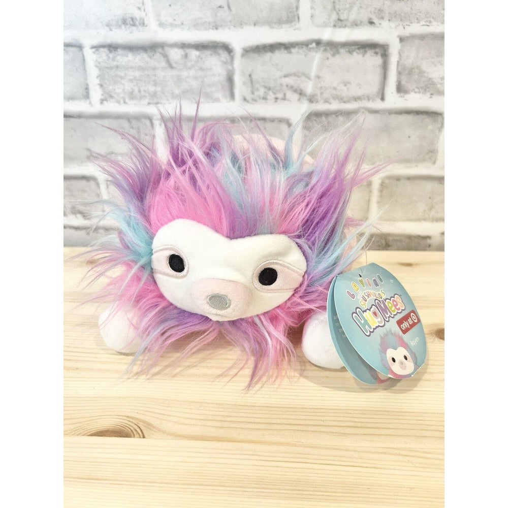 Squishmallow Laying Hug Mees Rayen The Sloth Pink 8” Plush Target Exclusive NEW - Picture 1 of 3